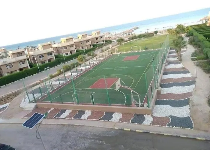 شاليه 'ground With A Lagoon And Pool View In Blue Pay Assia 'families Only