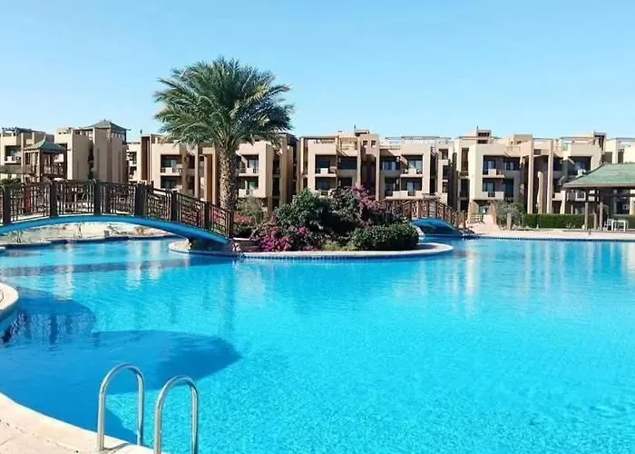 شاليه 'ground With A Lagoon And Pool View In Blue Pay Assia 'families Only *